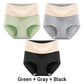 (3pcs) Women's High Waisted 3A Grade Paclitaxel Antibacterial Panties-28