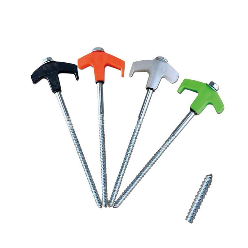 8" Screw in Tent Stakes - Ground Anchors Screw in-8