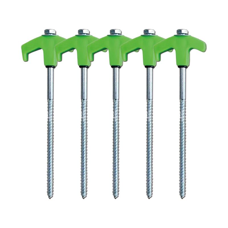 8" Screw in Tent Stakes - Ground Anchors Screw in-12