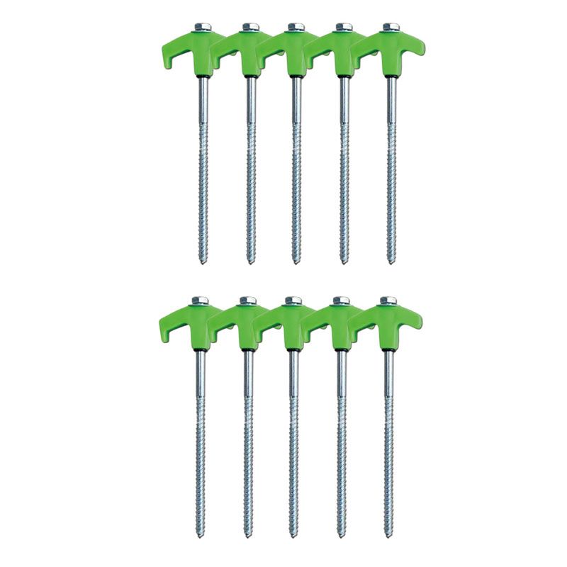 8" Screw in Tent Stakes - Ground Anchors Screw in-14