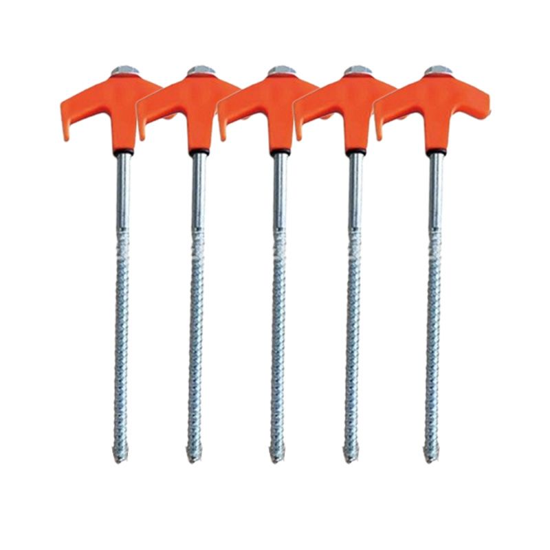 8" Screw in Tent Stakes - Ground Anchors Screw in-13