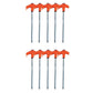 8" Screw in Tent Stakes - Ground Anchors Screw in-15