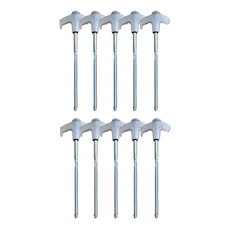 8" Screw in Tent Stakes - Ground Anchors Screw in-16