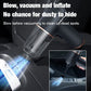 3 in 1 Cordless Vacuum Cleaner - Blow, Vacuum, Inflate for Home & Car
