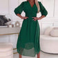 ❤️‍🔥Hot Sale 50% Off🌺Lightweight Chiffon V-neck Dress