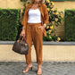 🎉Summer Hot Sale 50% OFF🎉Women's Cotton Linen Long Sleeve Blouse & Pants Set