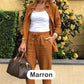 🎉Summer Hot Sale 50% OFF🎉Women's Cotton Linen Long Sleeve Blouse & Pants Set