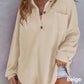 🔥Hot SALE 50% Off🔥Women’s Loose Solid Colour Waffle Knit Shirt