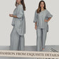 💕New Year Hot Sale 49% OFF💞Women's Long Sleeve High Waisted Wide Leg Pants Suit