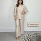 💕New Year Hot Sale 49% OFF💞Women's Long Sleeve High Waisted Wide Leg Pants Suit