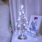 LED String Crystal Christmas Tree Table Lamp