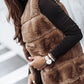 🥰HOT SALE 49% OFF🥰Women's Winter Warm Faux Fur Long Vest
