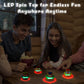 Music Flashing Spinners Toy with Launcher🎁Best Gift for Kids