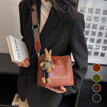 🔥HOT SALE 49% OFF🔥PU Leather Crossbody Bag with Adjustable Strap