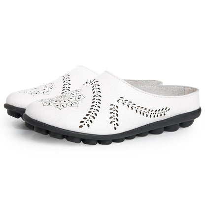 Casual Slippers With Holes in All Matches