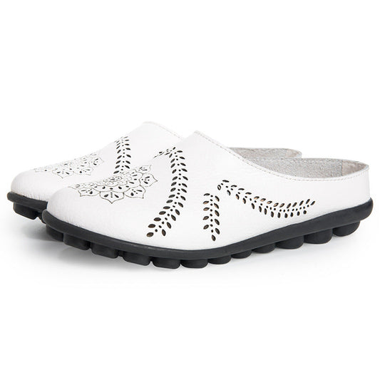 Casual Slippers With Holes in All Matches