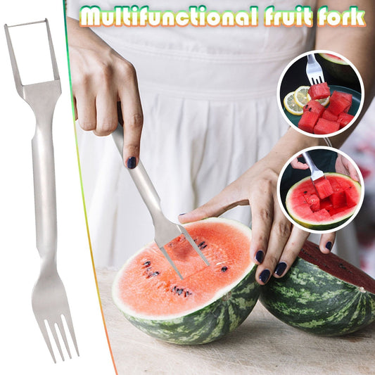 ⏰Limited Sale-49% OFF🔥2-in-1 Stainless Steel Fruit Cutter