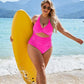 🔥HOT SALE 49% OFF🔥Womens Push-up Tummy Control Bathing Suits V-neck Cutout Swimsuits