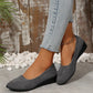 🎁Hot Sale 50% OFF⏳Elegant Lightweight Anti-Slip Low Heel Wedge Shoes