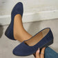 🎁Hot Sale 50% OFF⏳Elegant Lightweight Anti-Slip Low Heel Wedge Shoes