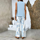 🔥FREE SHIPPING🌺Women's Trendy Print 2 Piece Outfits Sleeveless Top & Pants
