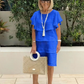 🌸Summer Specials💐 Ruffle Short Sleeve Knee-Length Chiffon Dress