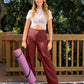 💖LAST DAY SALE 50% OFF💖Women's High Waist Stretch Casual Yoga Wide Leg Pants