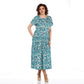 🌷Mother's Day Promotion 50% Discount🎉Summer Patterned Chiffon Dress