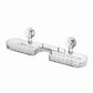 Multi-purpose Organiser with Suction Cups for Wall Mounting without Drilling