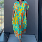 🏖️Summer Hot Sale 59% OFF🌼Women's Printed V - Neck Casual Elegant Dress