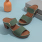Women's Stylish Open-Toe Chunky Heel Sandals
