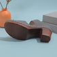 Women's Stylish Open-Toe Chunky Heel Sandals