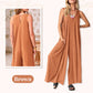 🌞Limited - Time 57% Off!👗Summer - Ready Women's V - Neck Sleeveless Wide - Leg Jumpsuit🌴