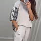 💖Last Day 50% OFF💖Leopard Print Patchwork Sweatshirt