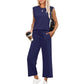 ✨This Week's Special Sale 50% OFF🎉Women's Sleeveless Top & Wide-Leg Pants 2-Piece Set
