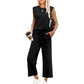 ✨This Week's Special Sale 50% OFF🎉Women's Sleeveless Top & Wide-Leg Pants 2-Piece Set
