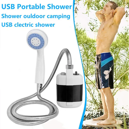 ✨Portable Outdoor Electric Shower Set - Handheld Camp Shower for Travel, Hiking & Gardening
