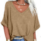 Women's Casual Loose V-Neck Top | Relaxed & Chic Style