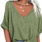 Women's Casual Loose V-Neck Top | Relaxed & Chic Style