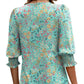 🌞Summer Hot Sale 50% OFF Women Dressy Casual 3/4 Length Sleeve Blouses with Smocked Cuffs