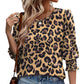 🌞Summer Hot Sale 50% OFF Women Dressy Casual 3/4 Length Sleeve Blouses with Smocked Cuffs