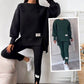 Women's Casual Sweatshirt Leggings Set