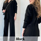 🎁Perfect Gift🎁V-Neck Casual Slit Knitted Two-Piece Set - Effortless Elegance for Every Occasion