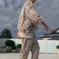 ✨Free Shipping✨Women's Leopard Print Top & Pants 2-Piece Set