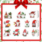 Christmas 3D Cartoon Magnetic Sticker
