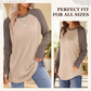⏰Hot Sale-Womens Long Sleeve Thumb Hole Shirts Tunic Tops to Wear with Leggings