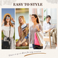 ⏰Hot Sale-Womens Long Sleeve Thumb Hole Shirts Tunic Tops to Wear with Leggings