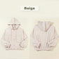 Women's Casual Lapel Hooded Jacket with Zipper