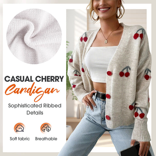 🍒Women’s Casual Sweet Cherry Cardigan
