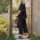 Limited Time Sale🔥Women's 2 Piece Outfits 3/4 Batwing Sleeve Pullover Top+Wide Leg Pants Set